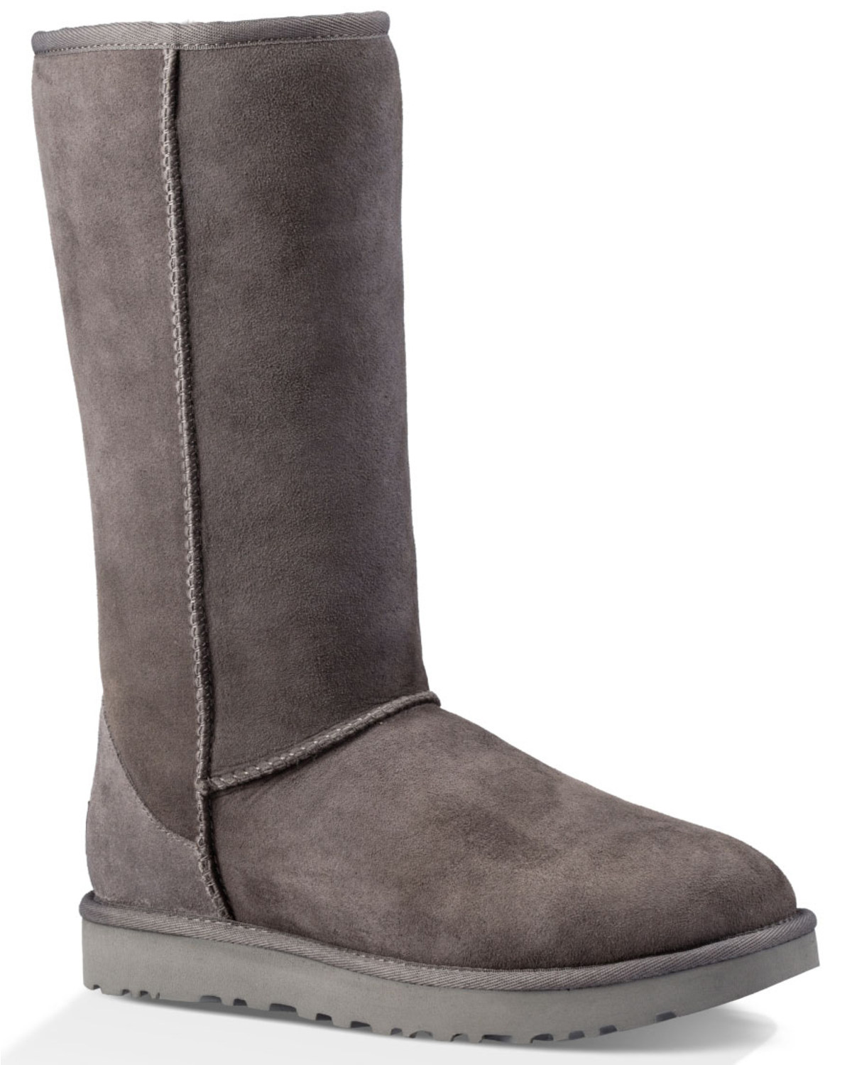 grey tall boot