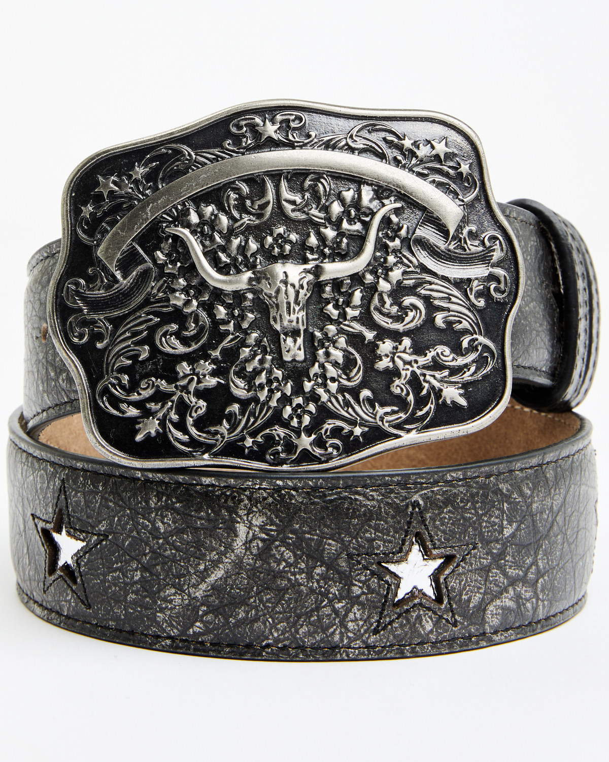 Idyllwind Women's Cordero Longhorn Buckle And Star Cutout Belt