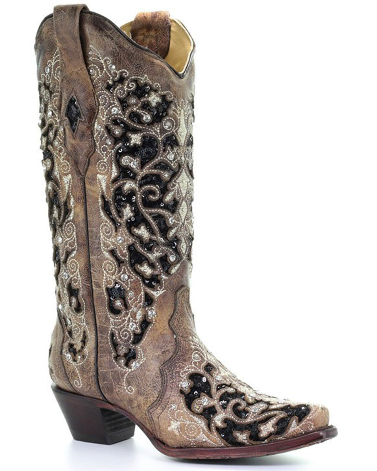 women's embroidered western boots