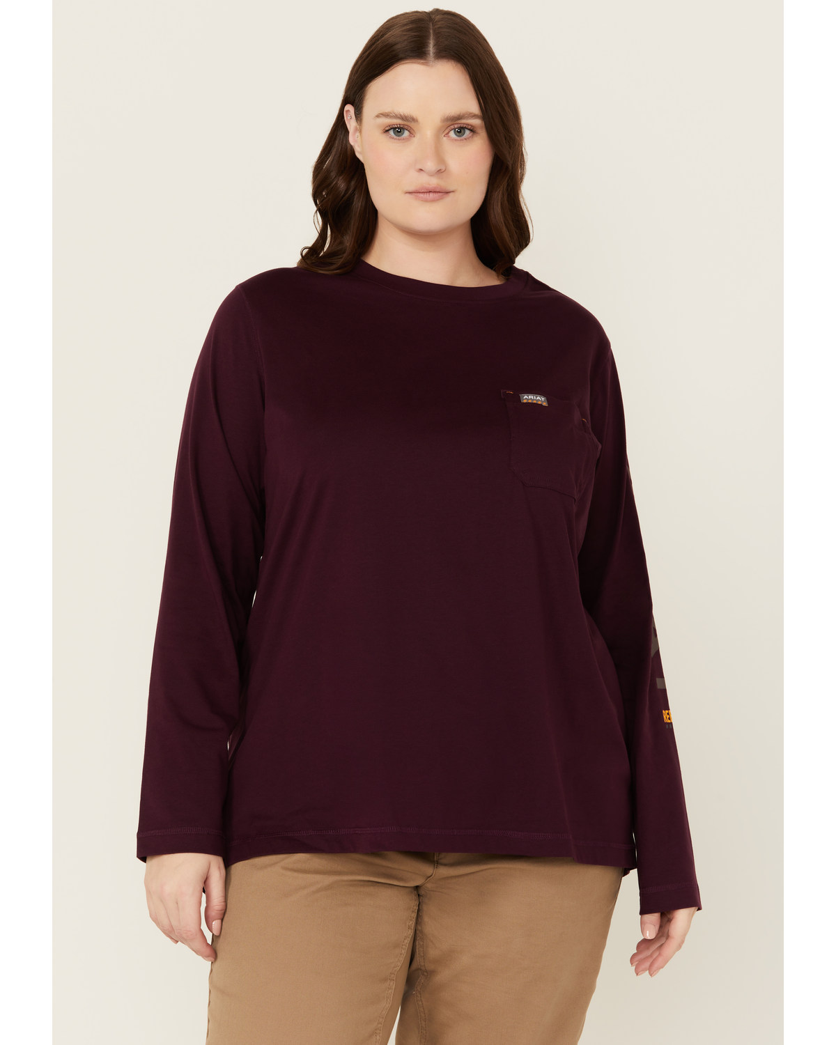 Ariat Women's Rebar Solid Long Sleeve Shirt