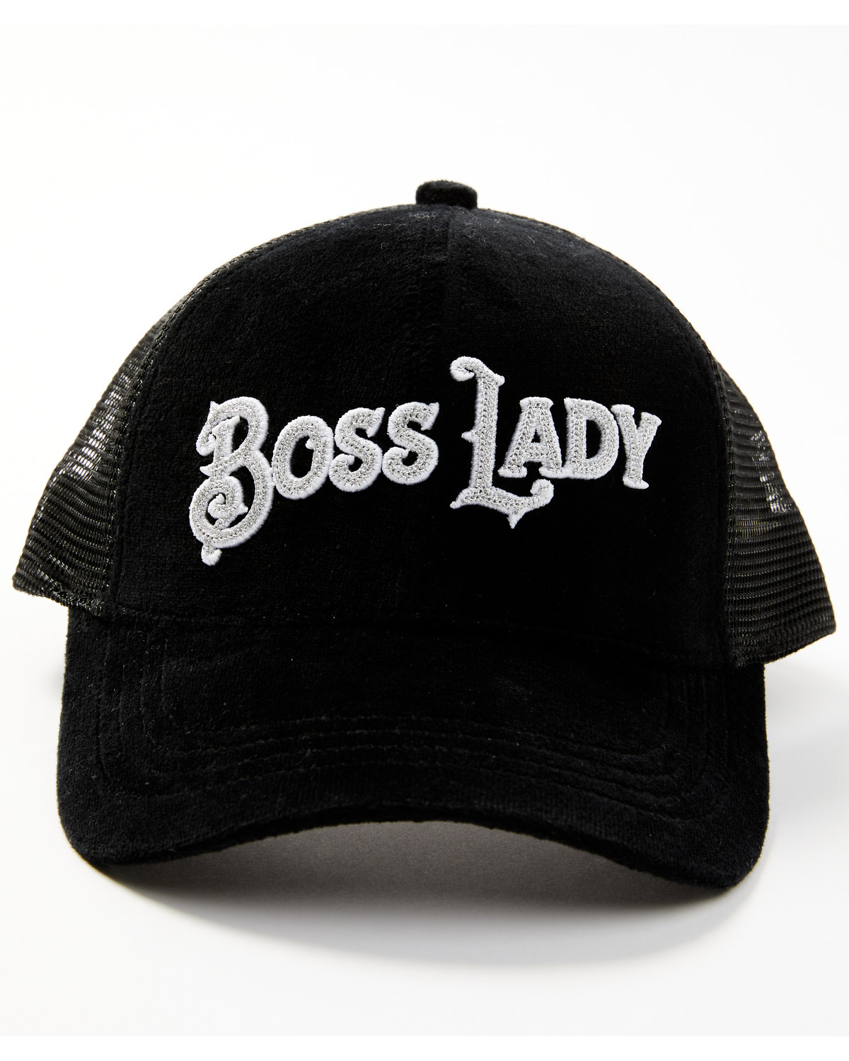 Idyllwind Women's Boss Lady Velvet Mesh Back Ball Cap