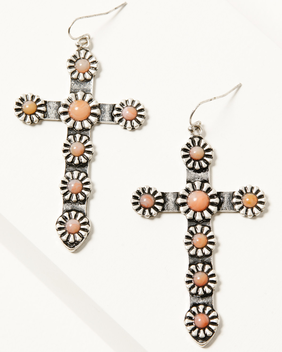 Shyanne Women's Oversized Cross Drop Earrings