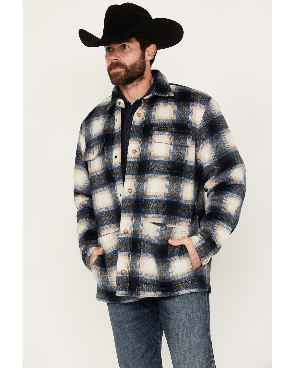Wrangler Men's Flannel Snap Jacket