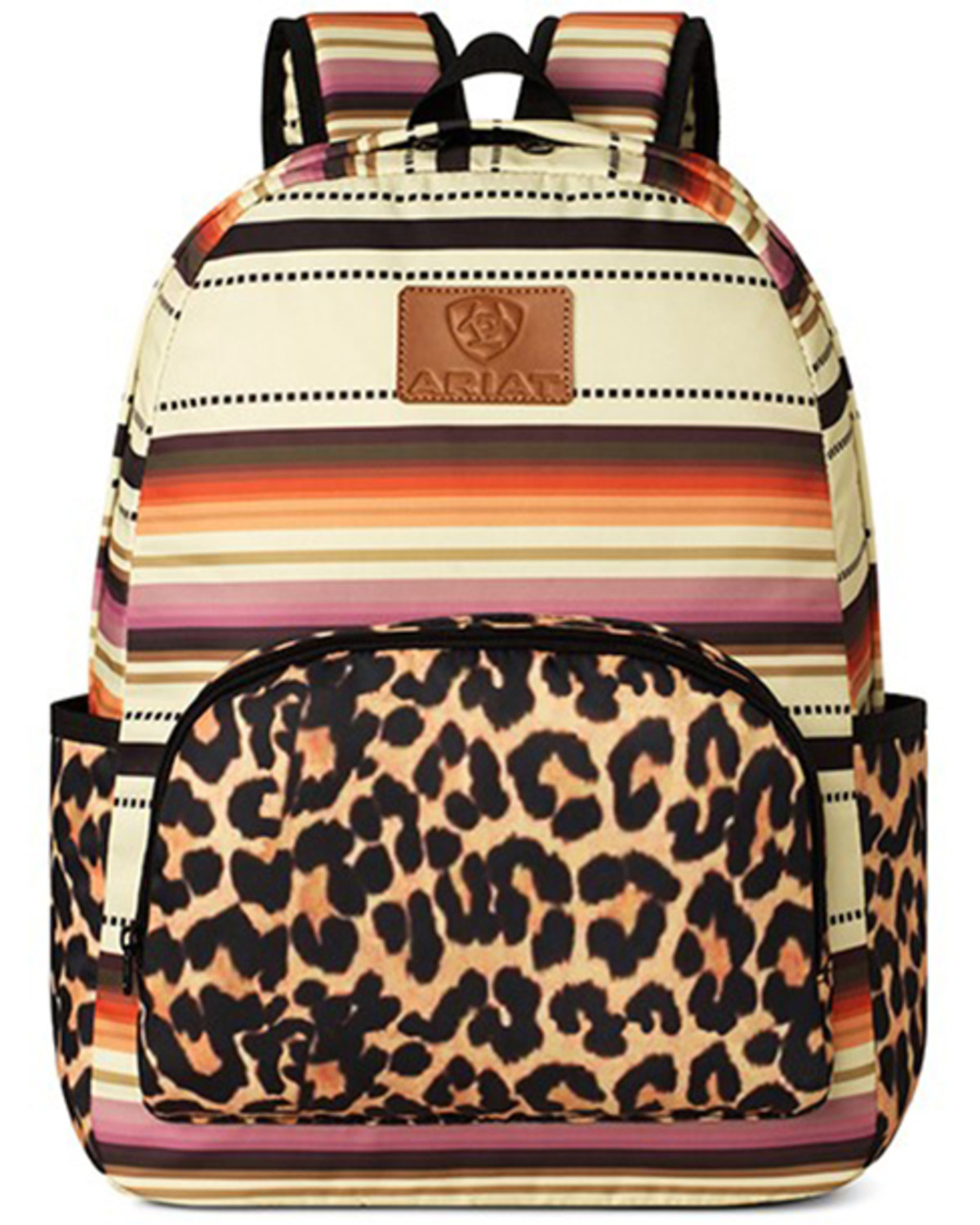 Ariat Serape Cheetah Print Adjustable Strap Backpack