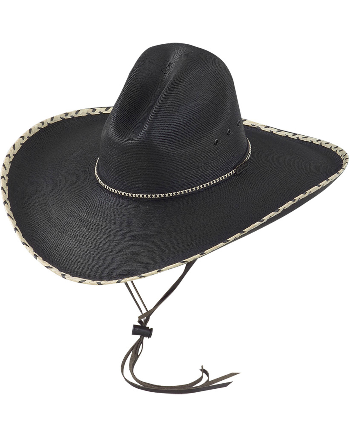 Larry mahan 30x pancho gus palm straw western hat clearance