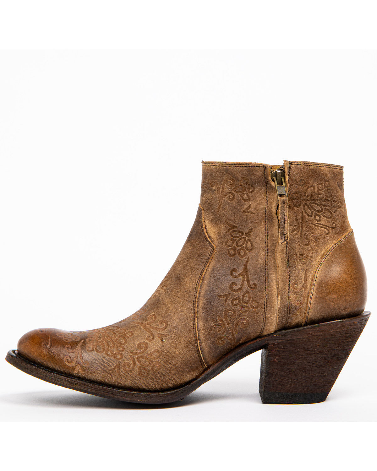round toe womens booties