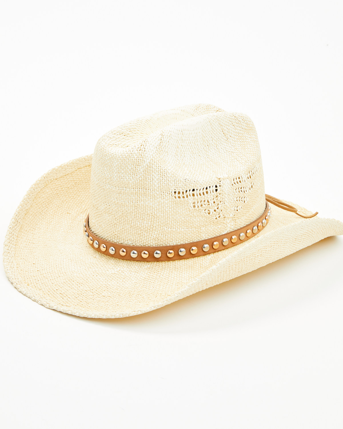 Shyanne Women's Studded Straw Cowboy Hat
