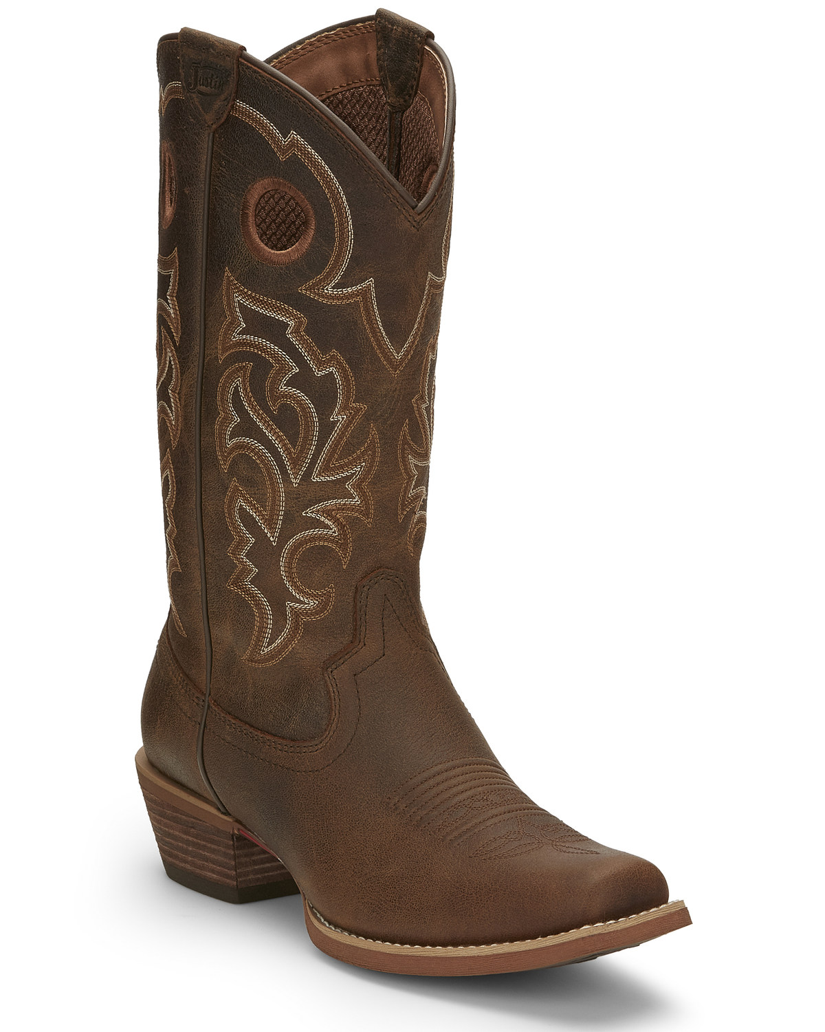 Justin Men's Puncher Brown Western