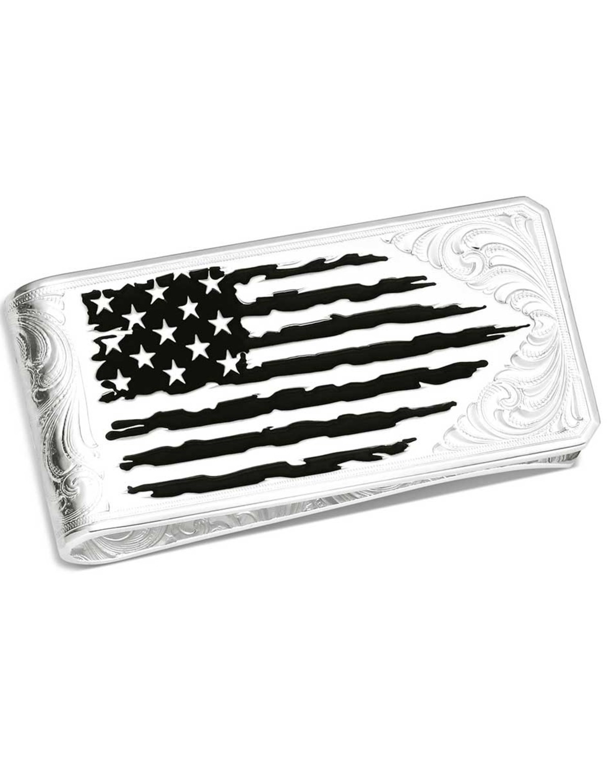 Montana Silversmiths Men's American Flag Money Clip