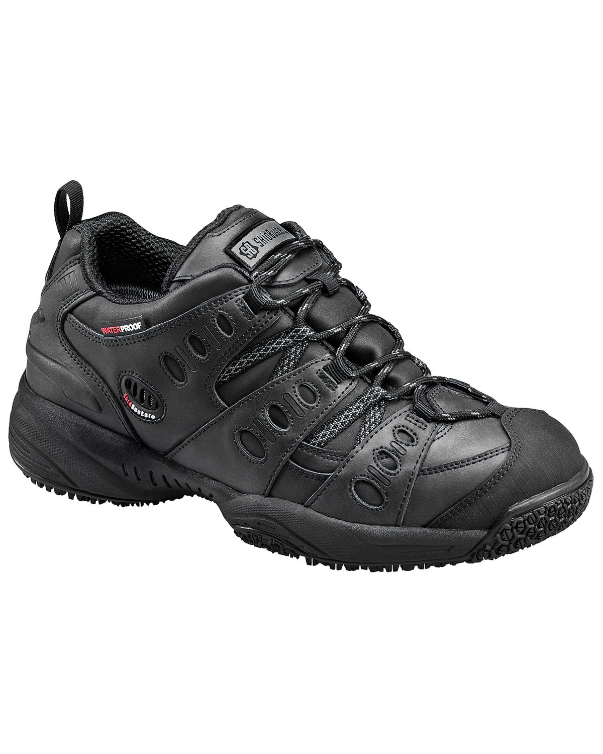 black work shoes slip resistant
