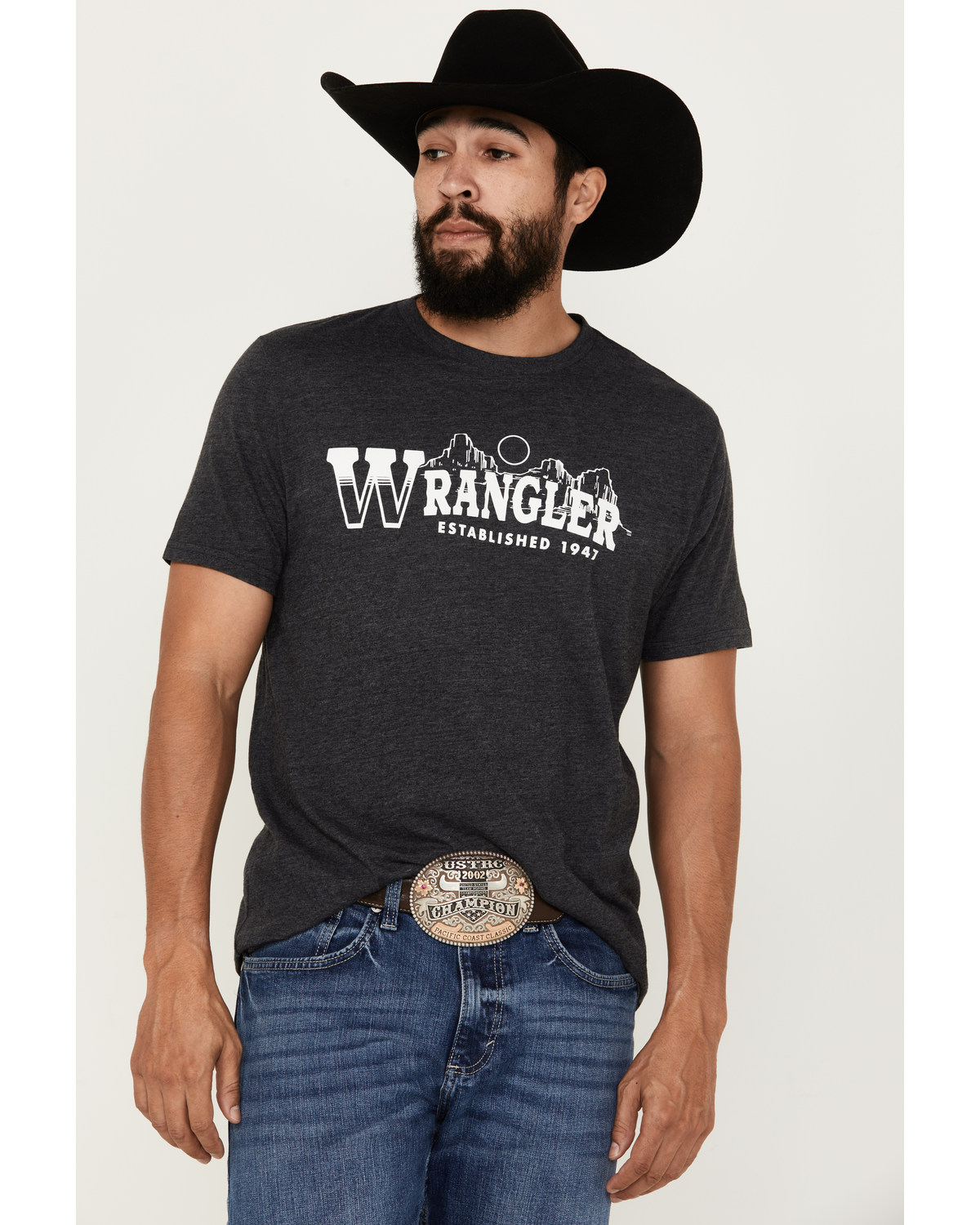 Wrangler Men's Logo Short Sleeve Graphic T-Shirt