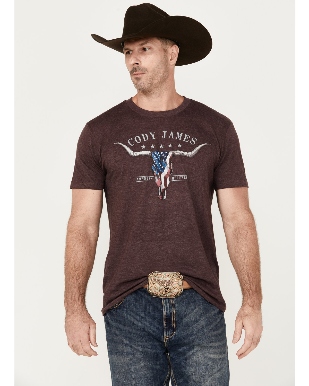 Cody James Men's Steer Short Sleeve Graphic T-Shirt