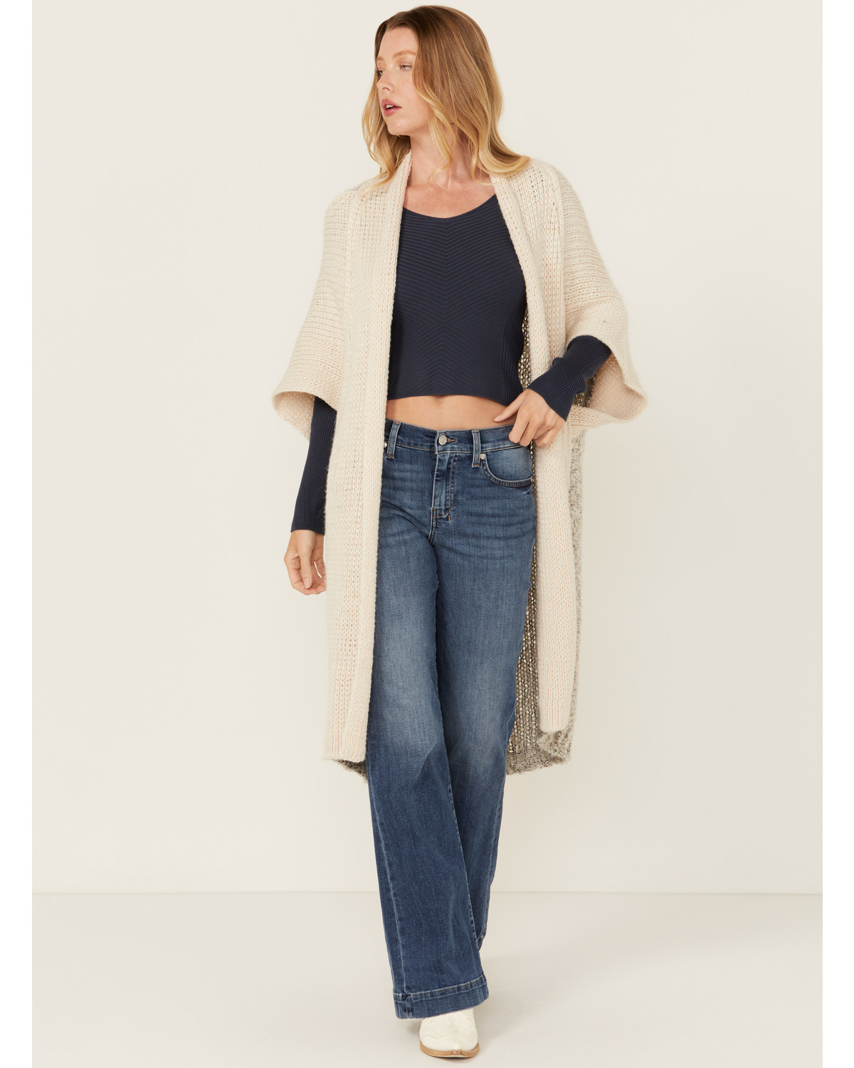 Revel Women's Color Block Shawl