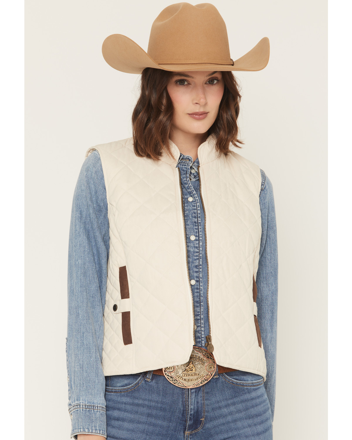 Outback Trading Co Women's Quilted Riding Vest