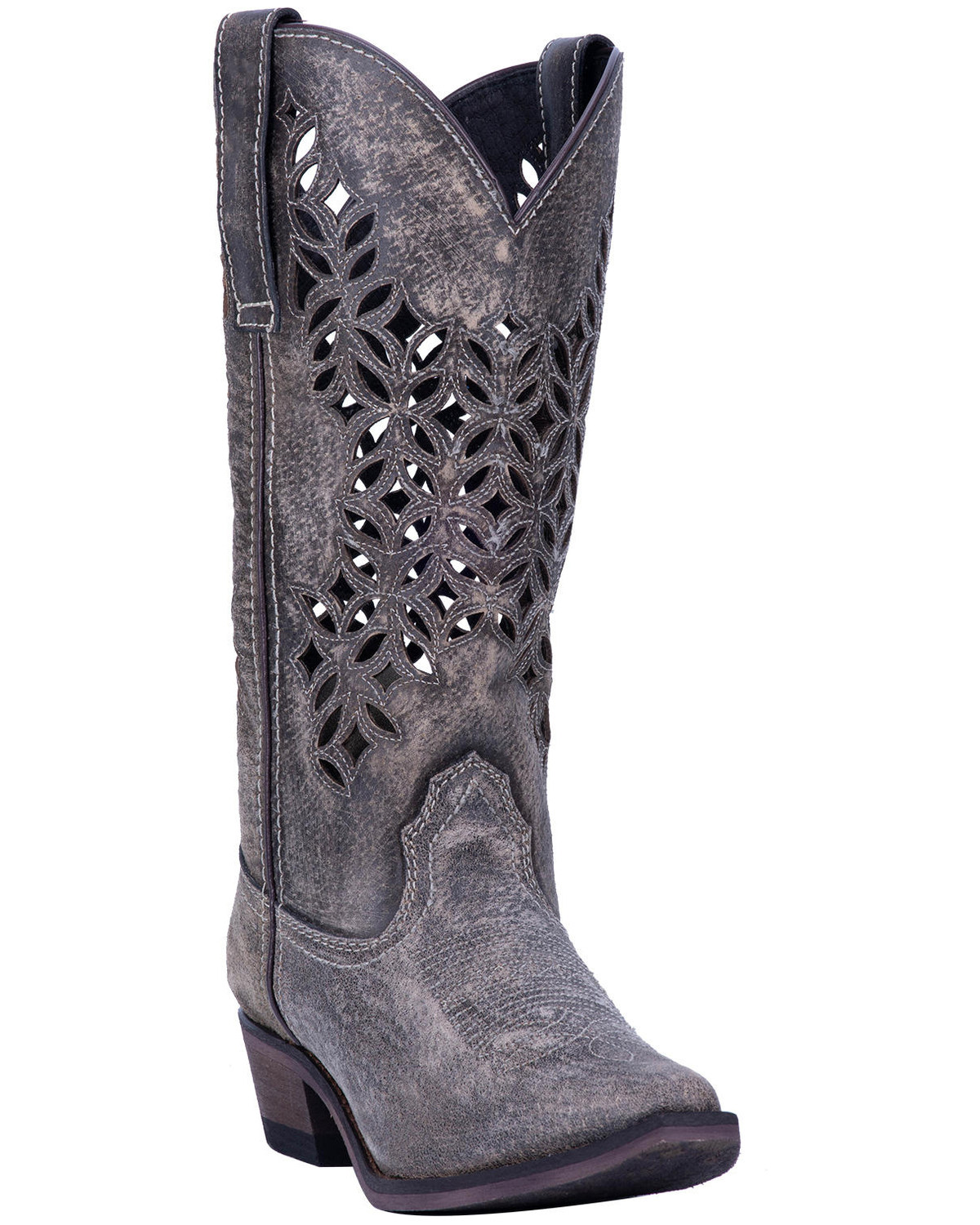 gray cowboy boots