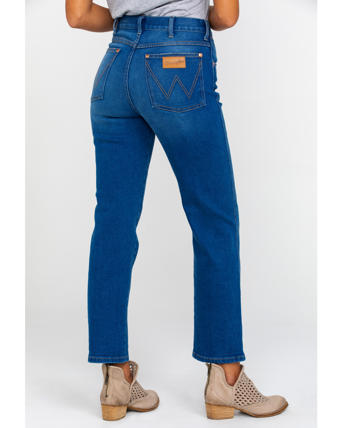 wrangler women's high waisted jeans