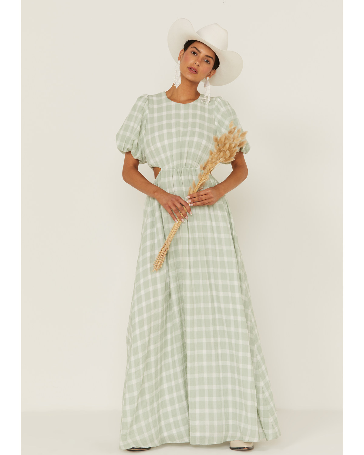 Show Me Your Mumu Women's Eloise Plaid Maxi Dress
