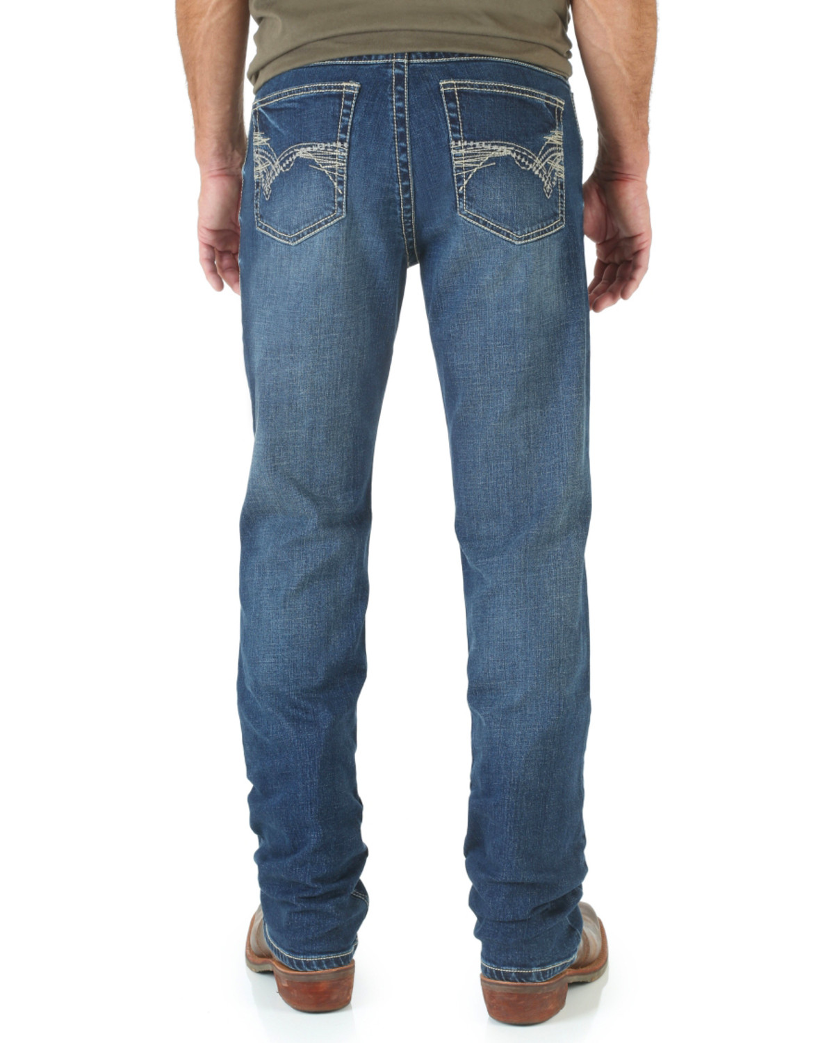 Wrangler 20X Men's Midland 42 Vintage Slim Bootcut Jeans