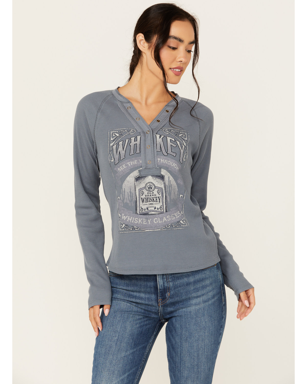 Cleo + Wolf Women's Tequila Graphic Long Sleeve Thermal