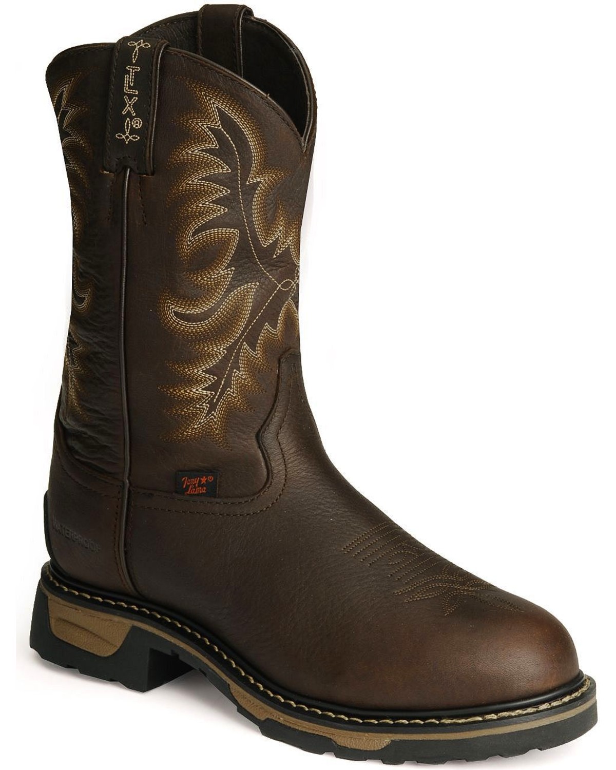 tony lama square toe work boots