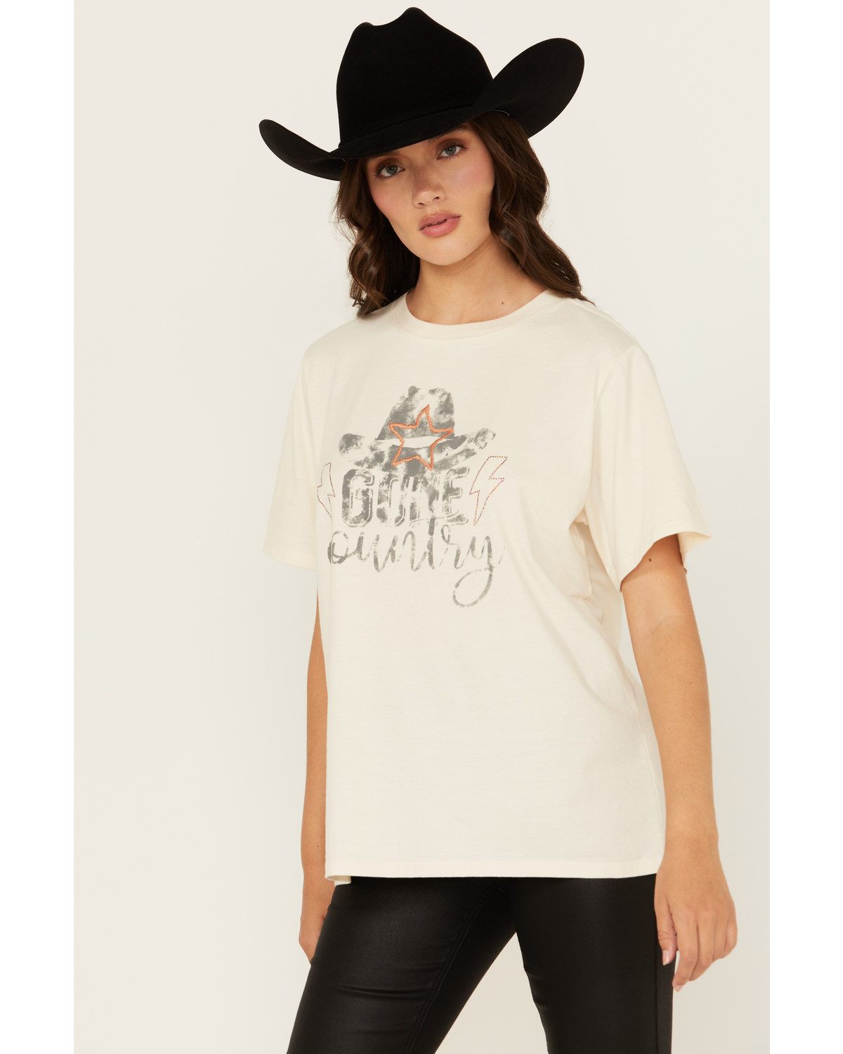 Blended Women's Gone Country Short Sleeve Graphic Tee