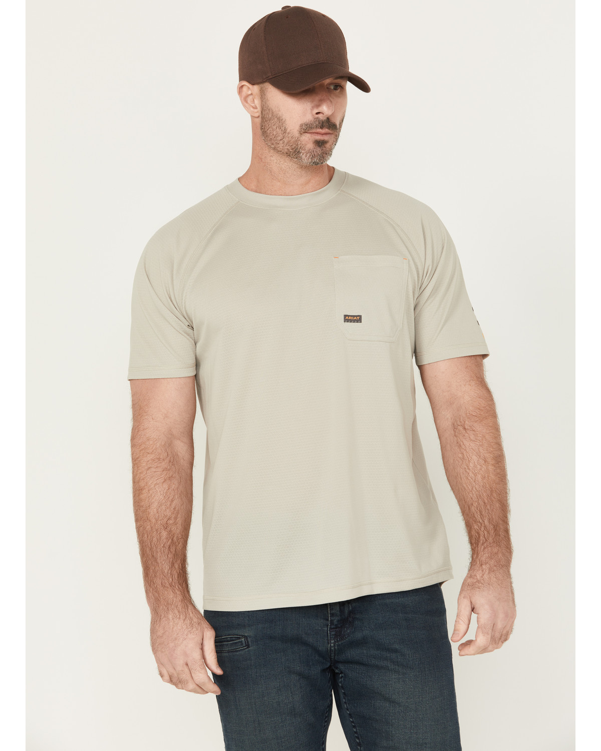 Ariat Men's Rebar Heat Fighter Short Sleeve Pocket Work Shirt