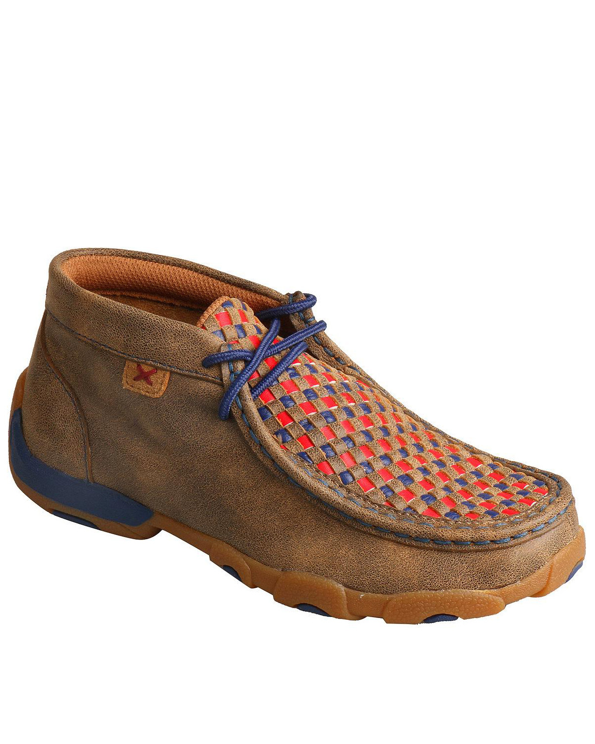 Twisted X Kids' Weave Moccasin Shoes 