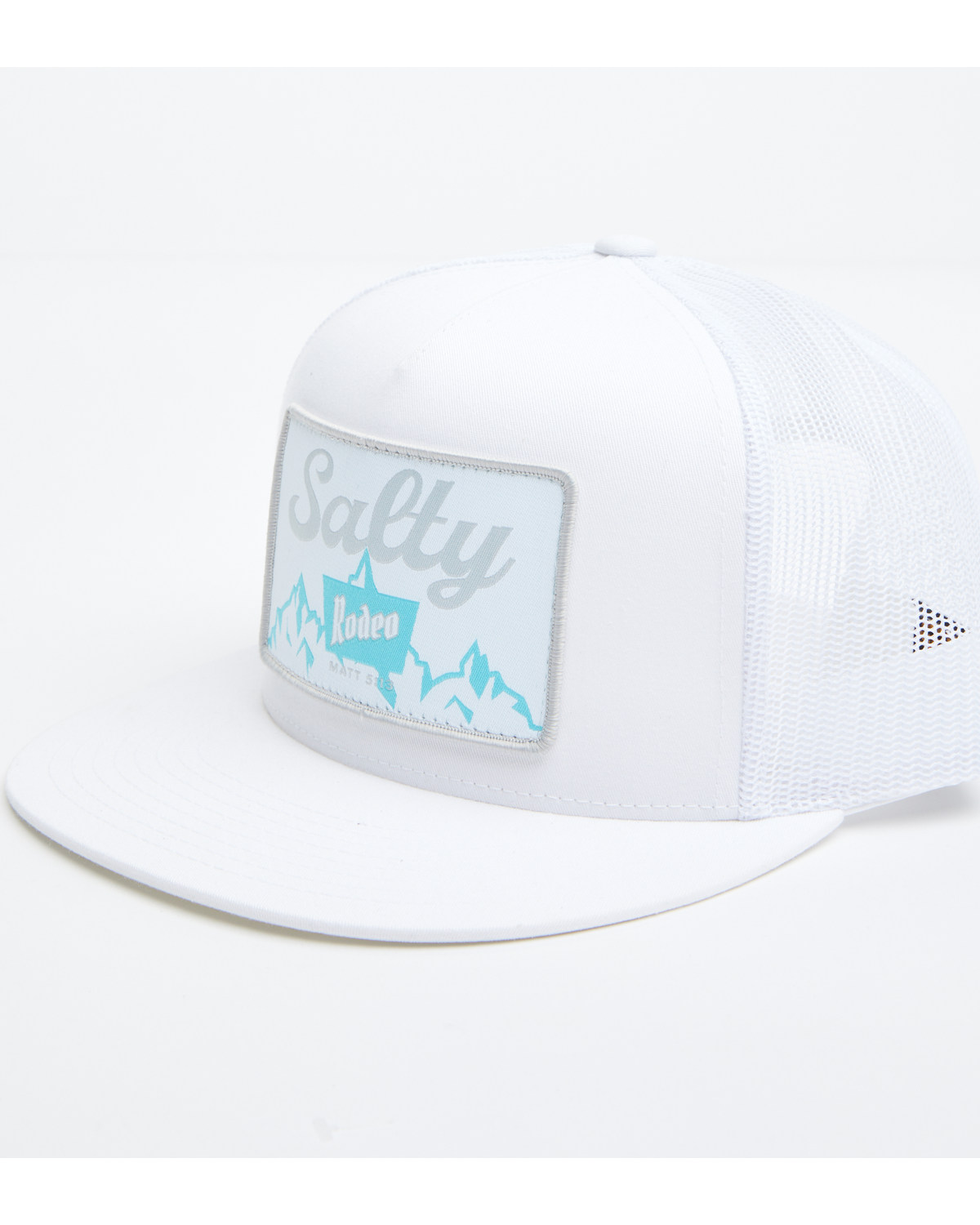 Salty Rodeo Men's Ice OG Logo Patch Trucker Cap