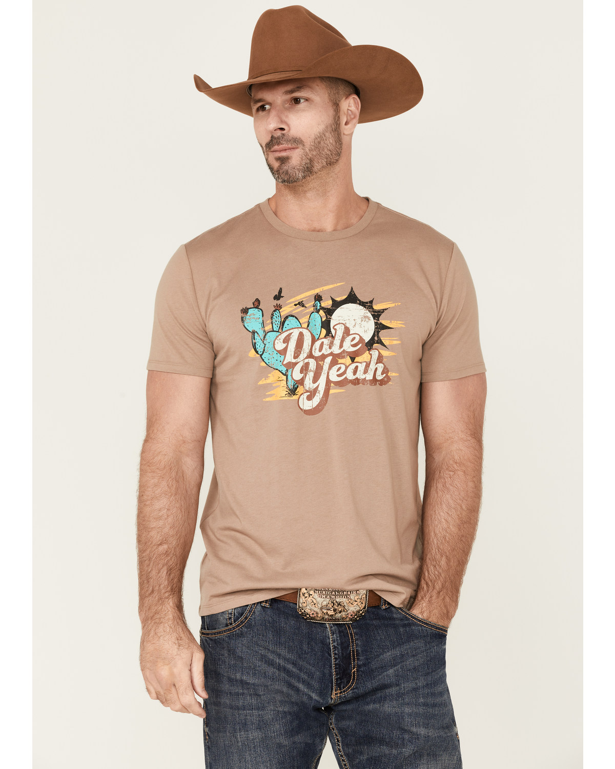 Dale Brisby Men's Yeah Graphic Short Sleeve T-Shirt