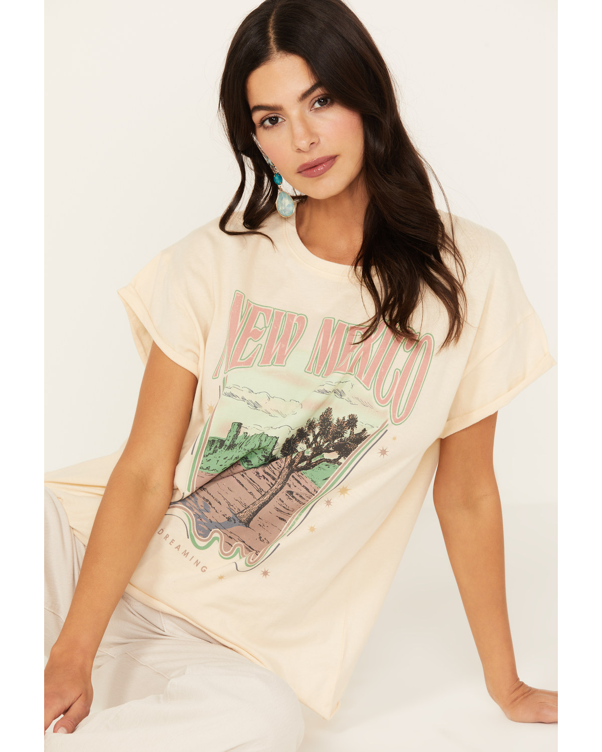 Cleo + Wolf Women's New Mexico Short Sleeve Graphic Tee