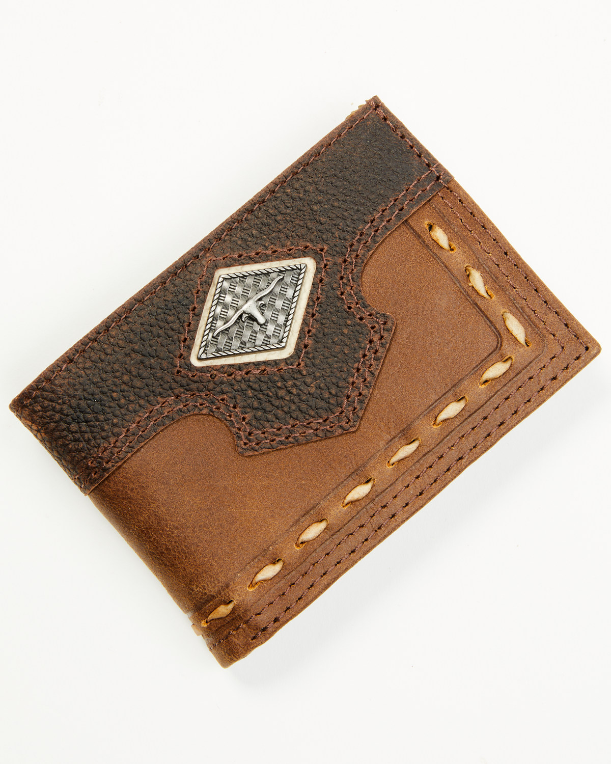 Cody James Men's Raw Hide Bi-Fold Wallet