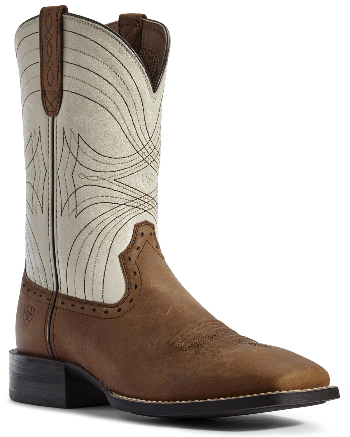 ariat sport wide square toe western boot