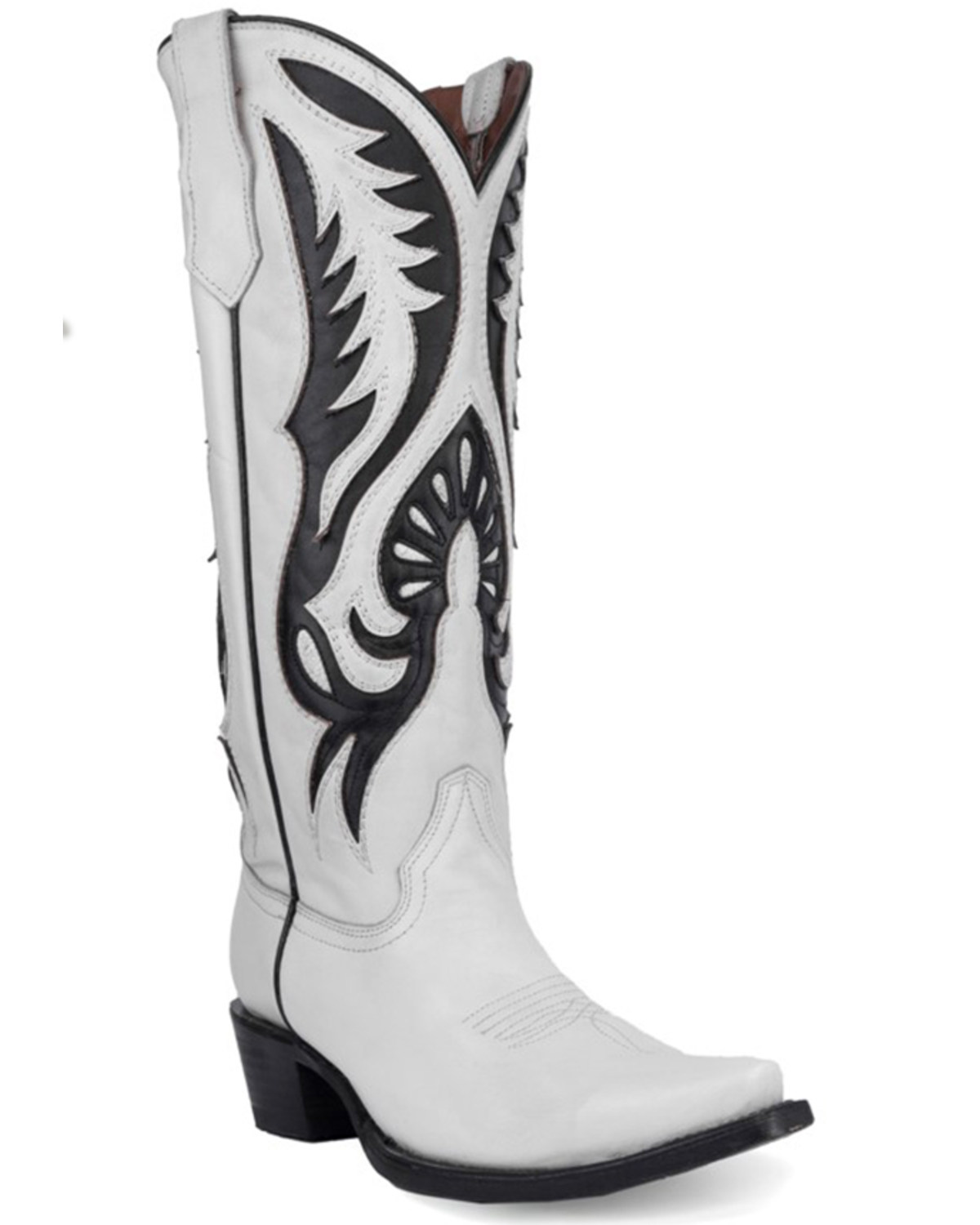 Corral Women's Inlay Western Boots - Snip Toe