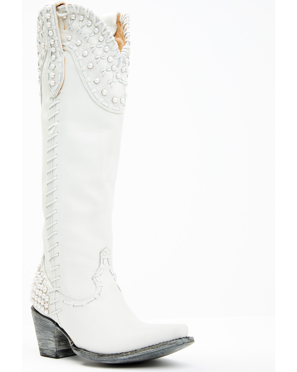 Boot Barn X Double D Women's Exclusive Bridal Pearl Western Boots - Snip Toe
