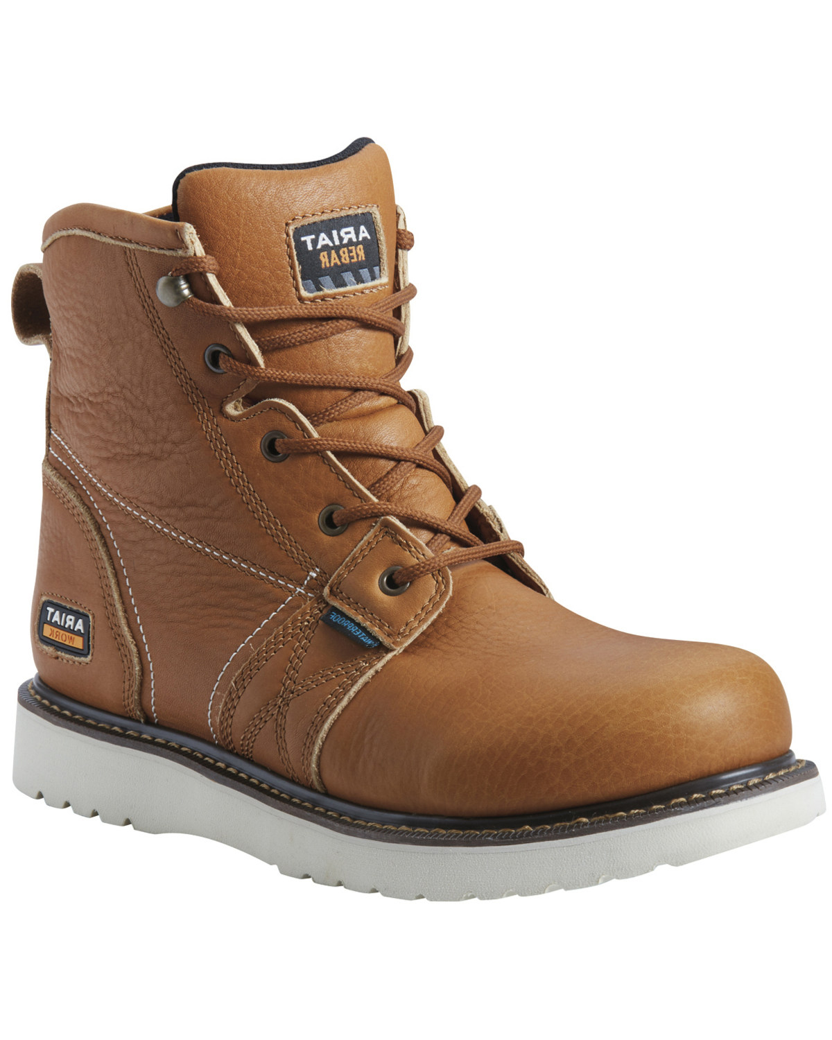 men's soft toe waterproof work boots