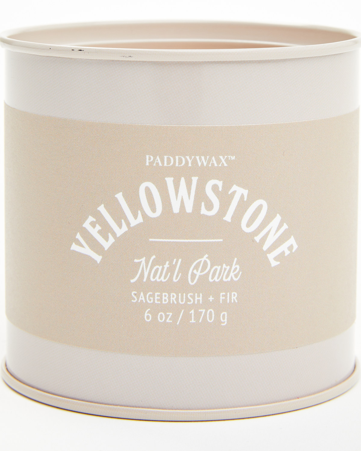 Paddywax Parks 6oz Yellowstone Tin Candle
