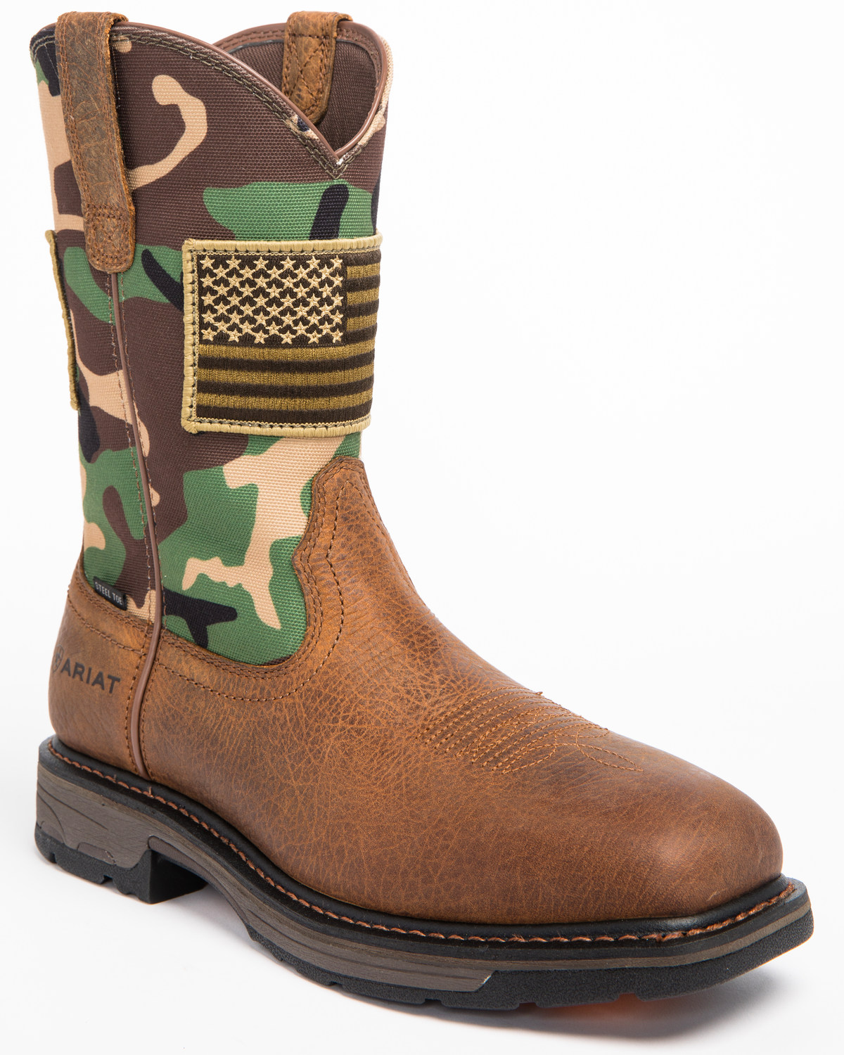 ariat patriot boots steel toe