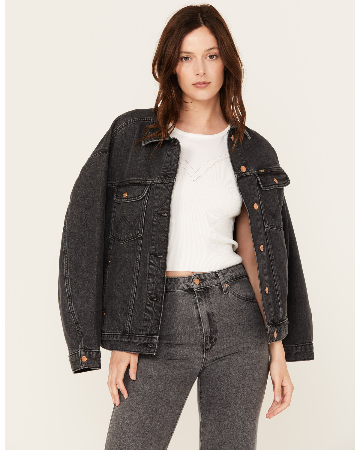 Wrangler Women's Denim Trucker Jacket