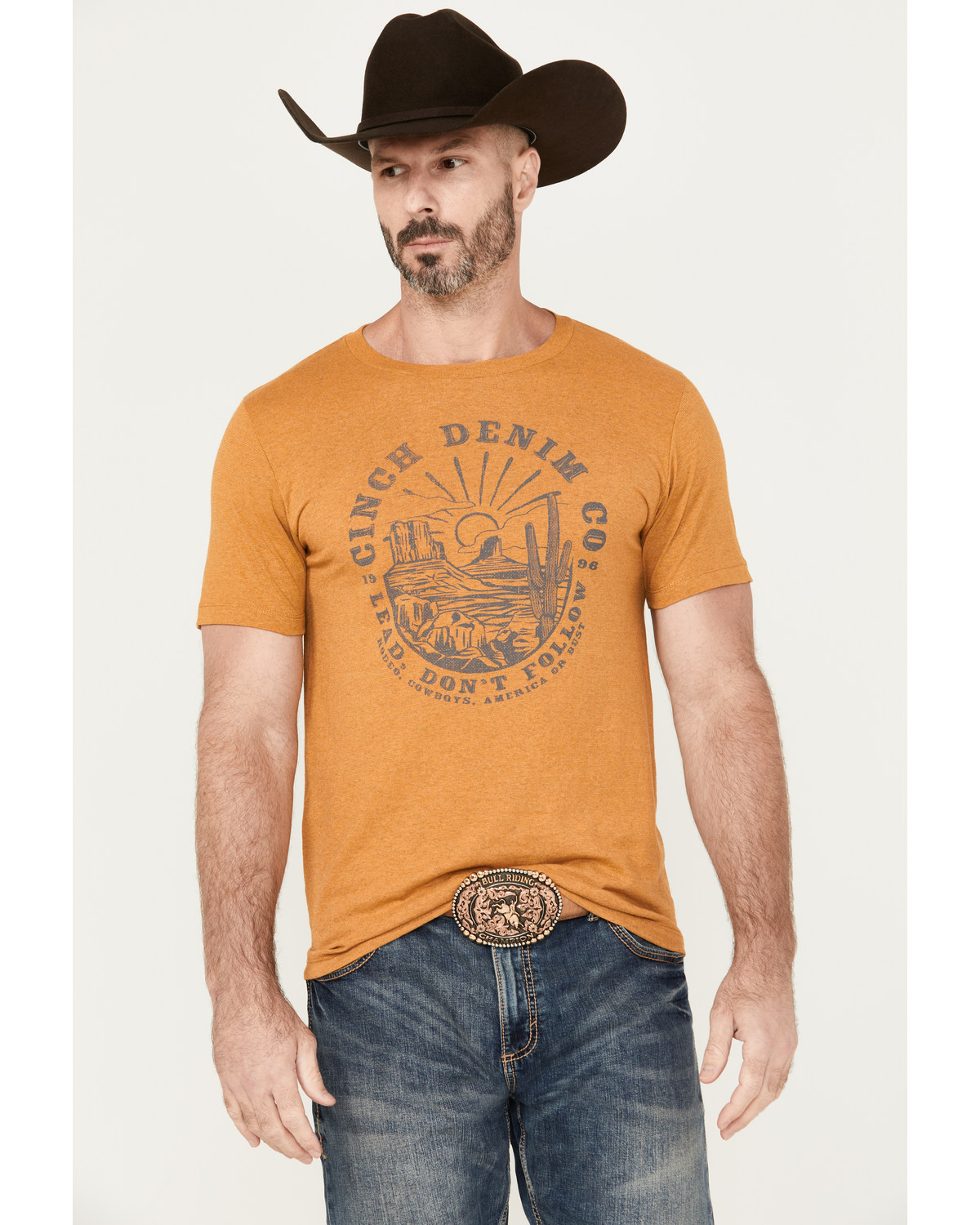 Cinch Men's Desert Scenic Short Sleeve Graphic T-Shirt