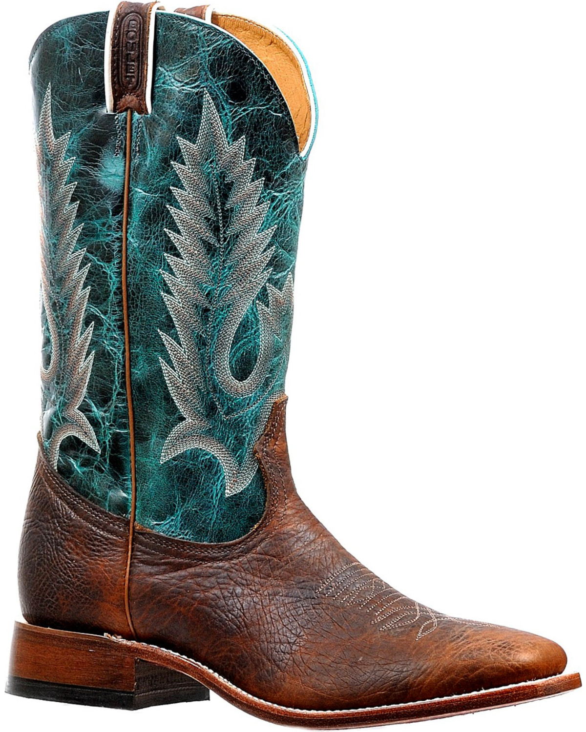 Boulet Men's Embroidered Boots - Square Toe | Boot Barn