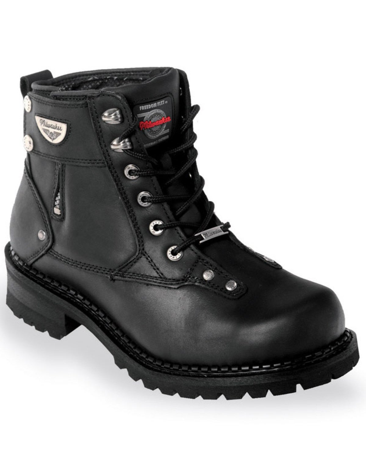 Milwaukee Motorcycle Clothing Co. Men's Outlaw Moto Boots - Round Toe