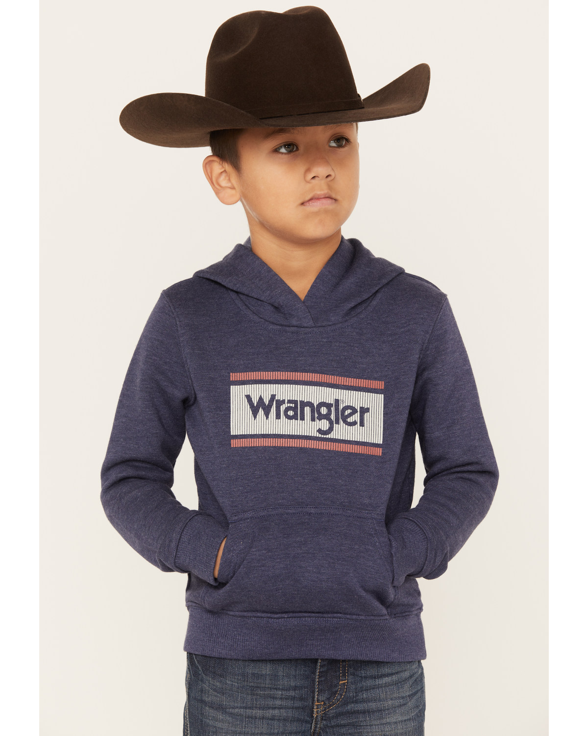 Wrangler Boys' Graphic Hooded Sweatshirt
