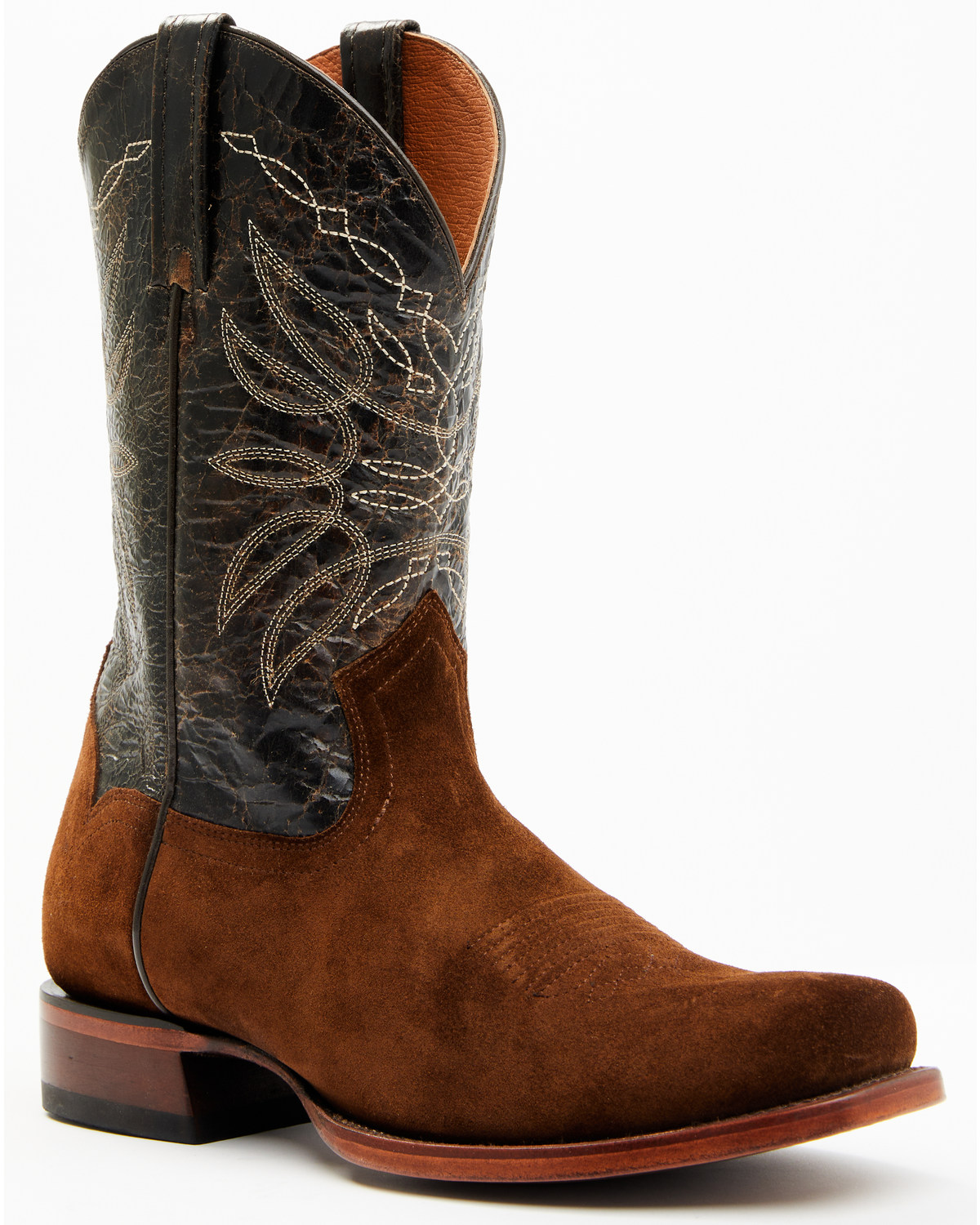 Moonshine Spirit Men's 11" Pancho Roughout Western Boots - Square Toe