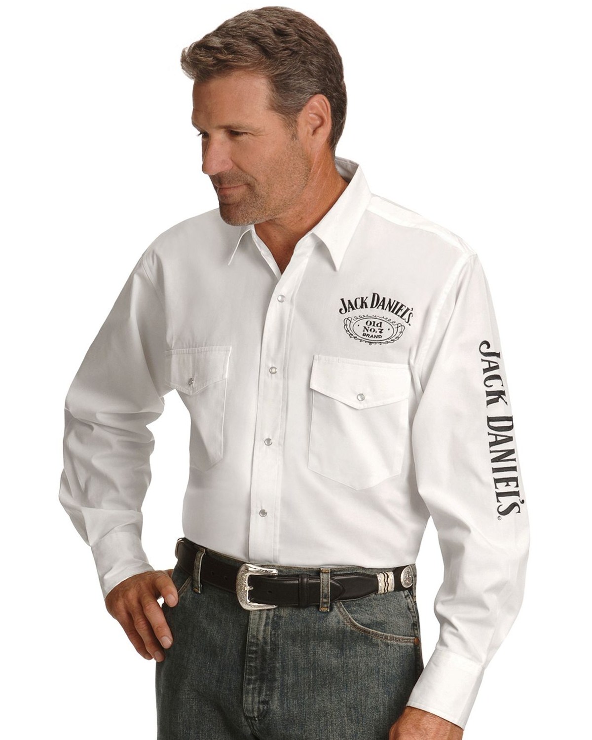 Jack Daniel S Men S Logo Rodeo Long Sleeve Western Shirt Boot Barn