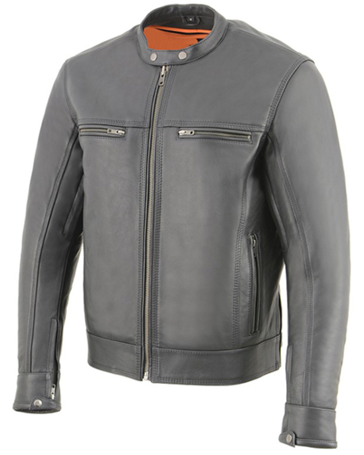 Milwaukee Leather Men's Cool-Tec Scooter Style Concealed Carry Motorcycle Jacket - 5X