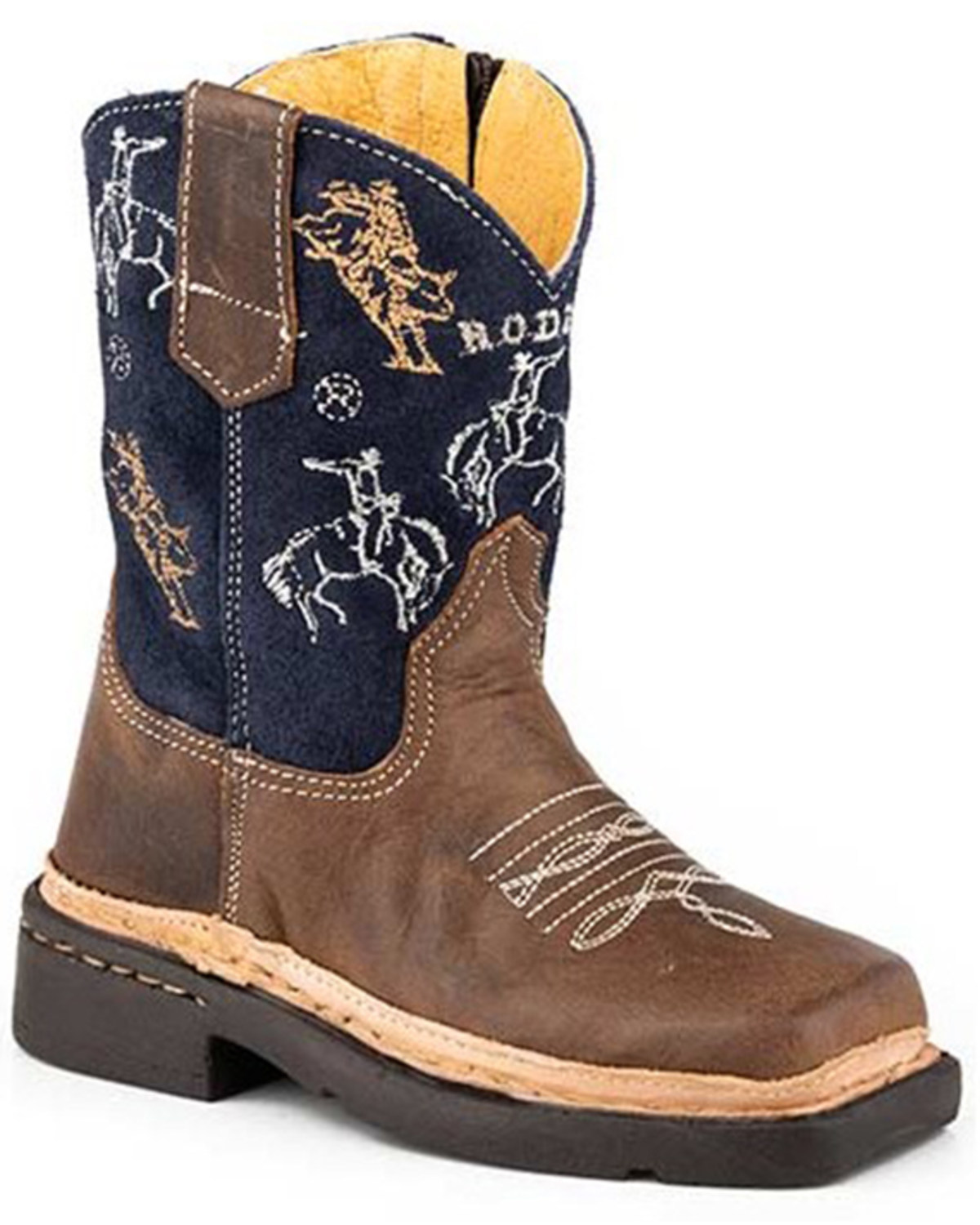 Roper Toddler Boys' Roughstock Western Boots - Square Toe