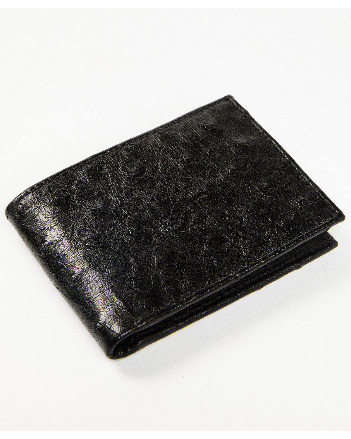 Cody James Men's Exotic Ostrich Leather Bifold Wallet