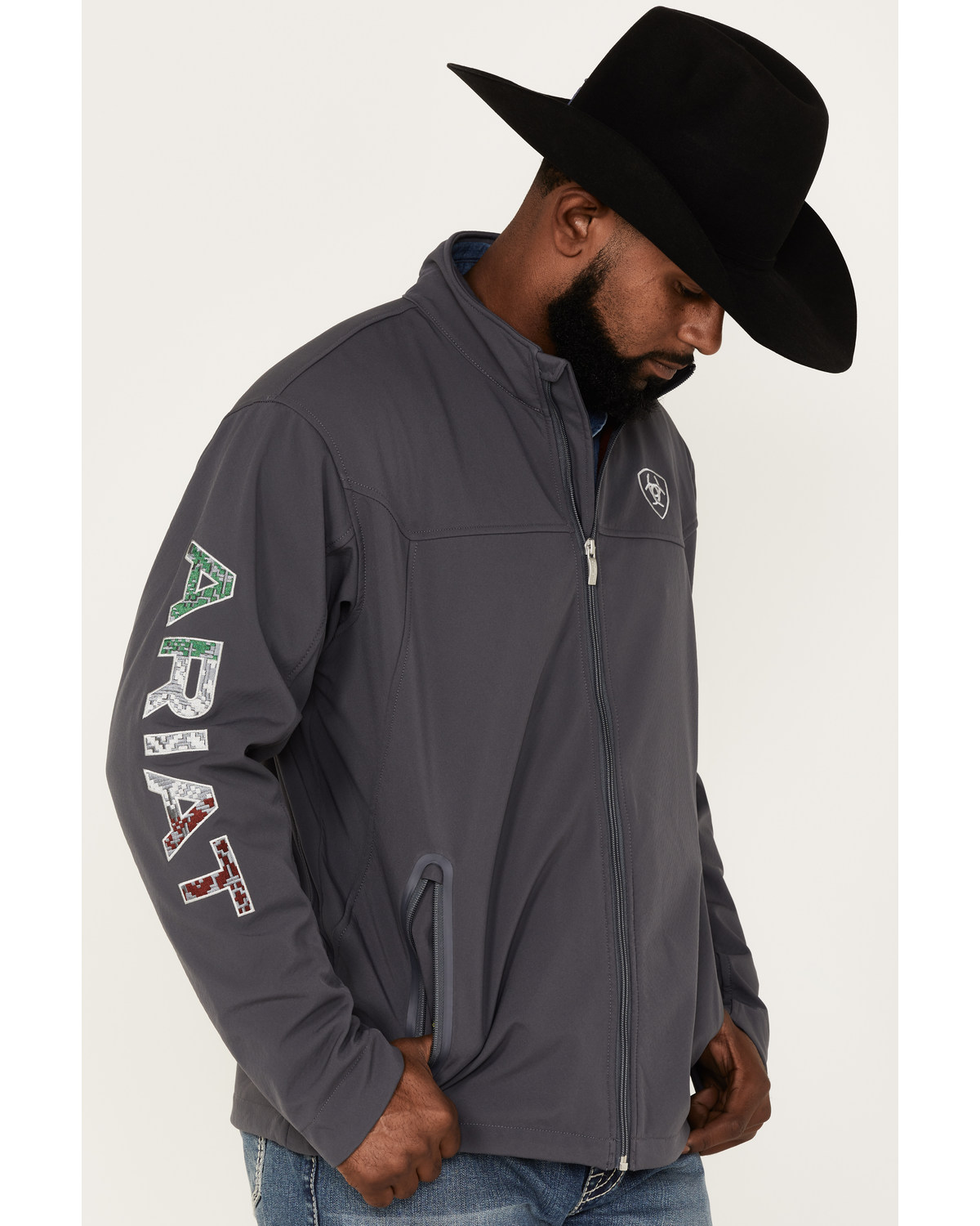 Ariat Men's Team Mexico Thunderbird Zip-Front Softshell Jacket