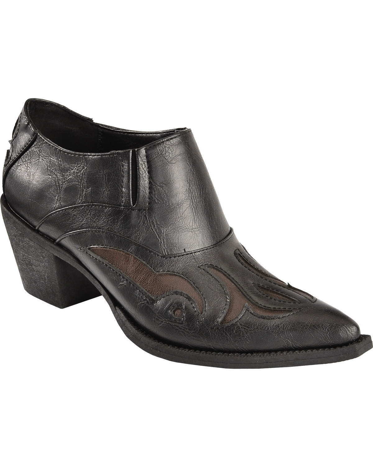 Roper Women's Inlay Ankle Boots - Pointed Toe