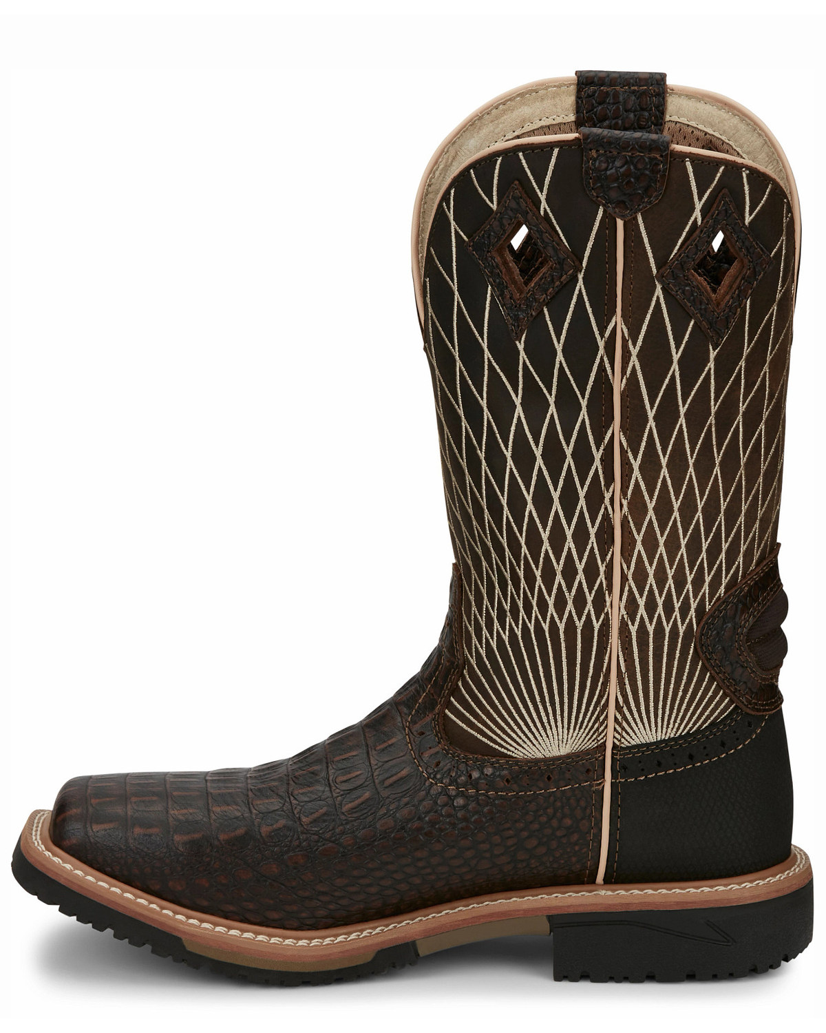 Justin Men's Derrickman Western Work Boots Composite Toe Boot Barn